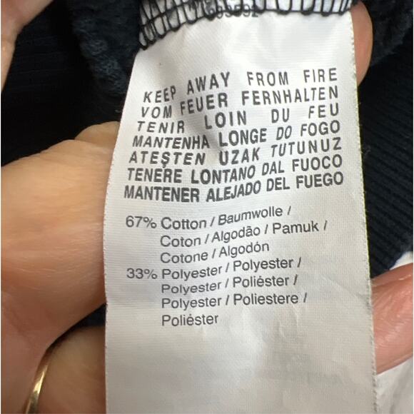 Vintage Y2K Puma Full Zip Logo sweatshirt jacket Black Size Medium - Picture 9 of 11